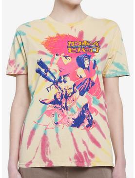 Cowboy Bebop Characters Tie-Dye Boyfriend Fit Girls T-Shirt, , hi-res