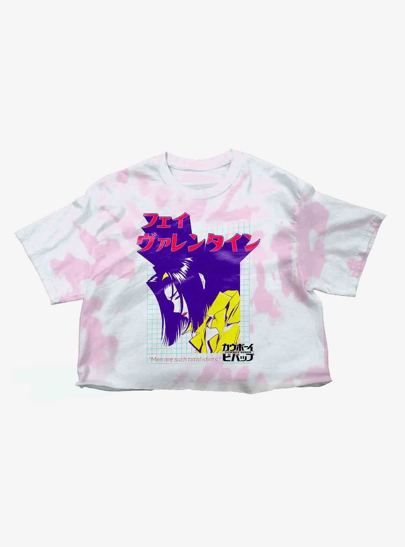Cowboy Bebop Faye Valentine Tie-Dye Crop Girls T-Shirt, , hi-res