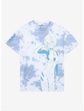 Neon Genesis Evangelion Rei Tie-Dye Boyfriend Fit Girls T-Shirt, , hi-res