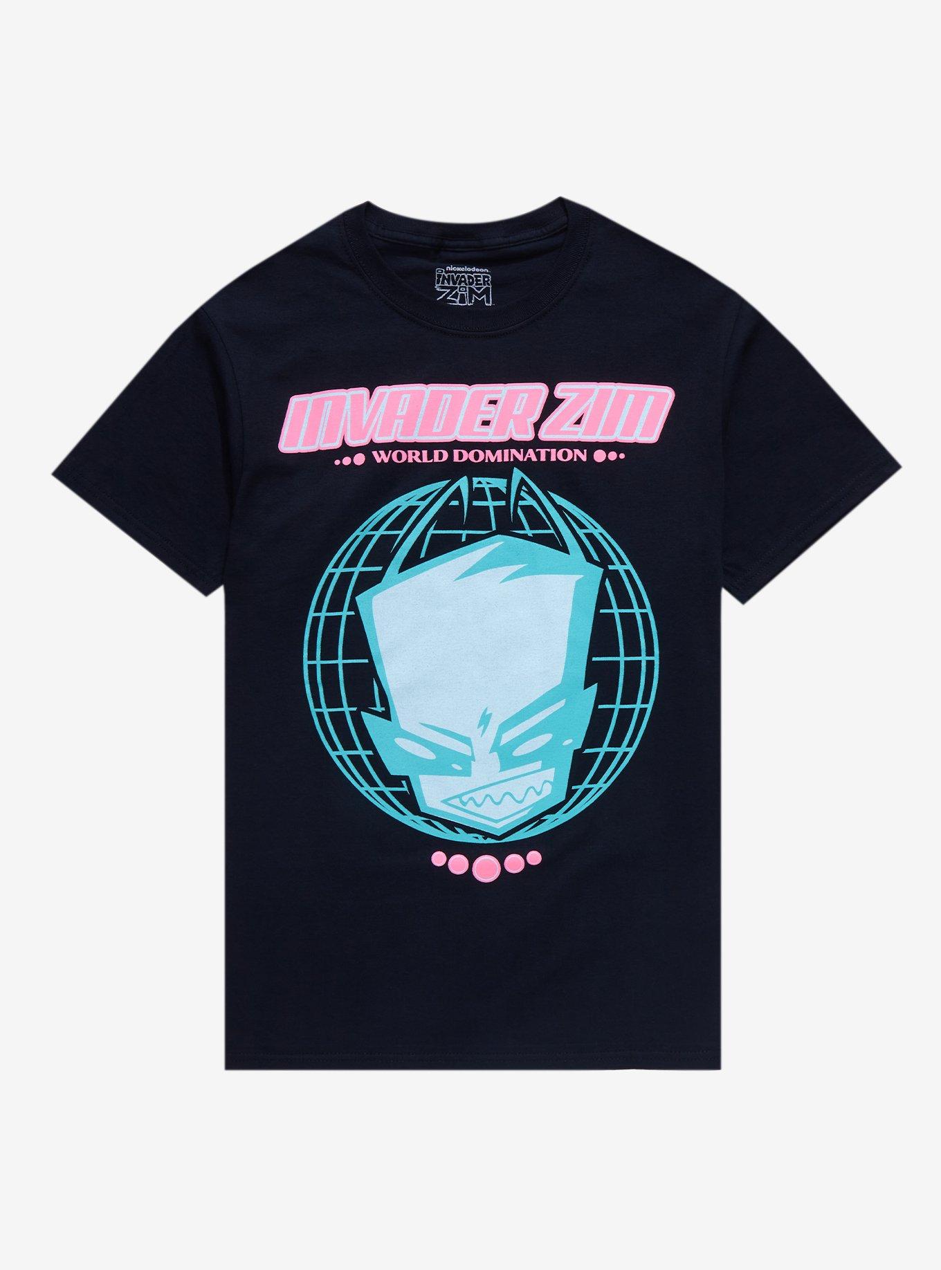 Invader Zim World Domination Boyfriend Fit Girls T-Shirt, MULTI, hi-res