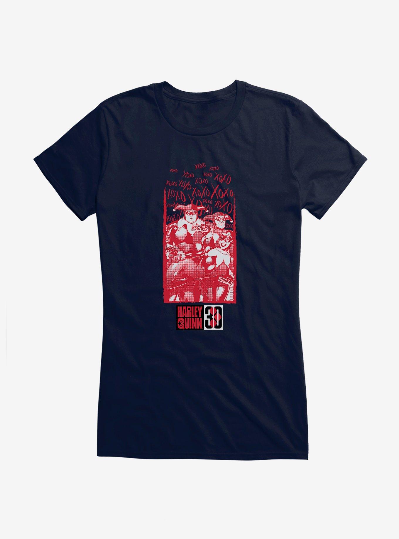 Harley Quinn And The Quinntets Girls T-Shirt, NAVY, hi-res
