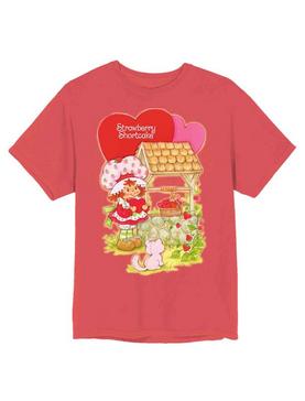 Strawberry Shortcake Heart Well Boyfriend Fit Girls T-Shirt, , hi-res