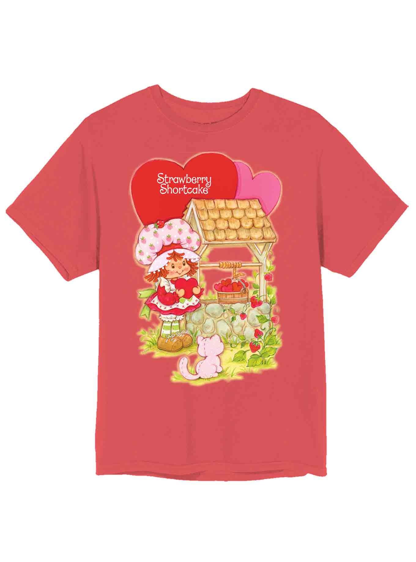 Strawberry Shortcake Heart Well Boyfriend Fit Girls T-Shirt, MULTI, hi-res