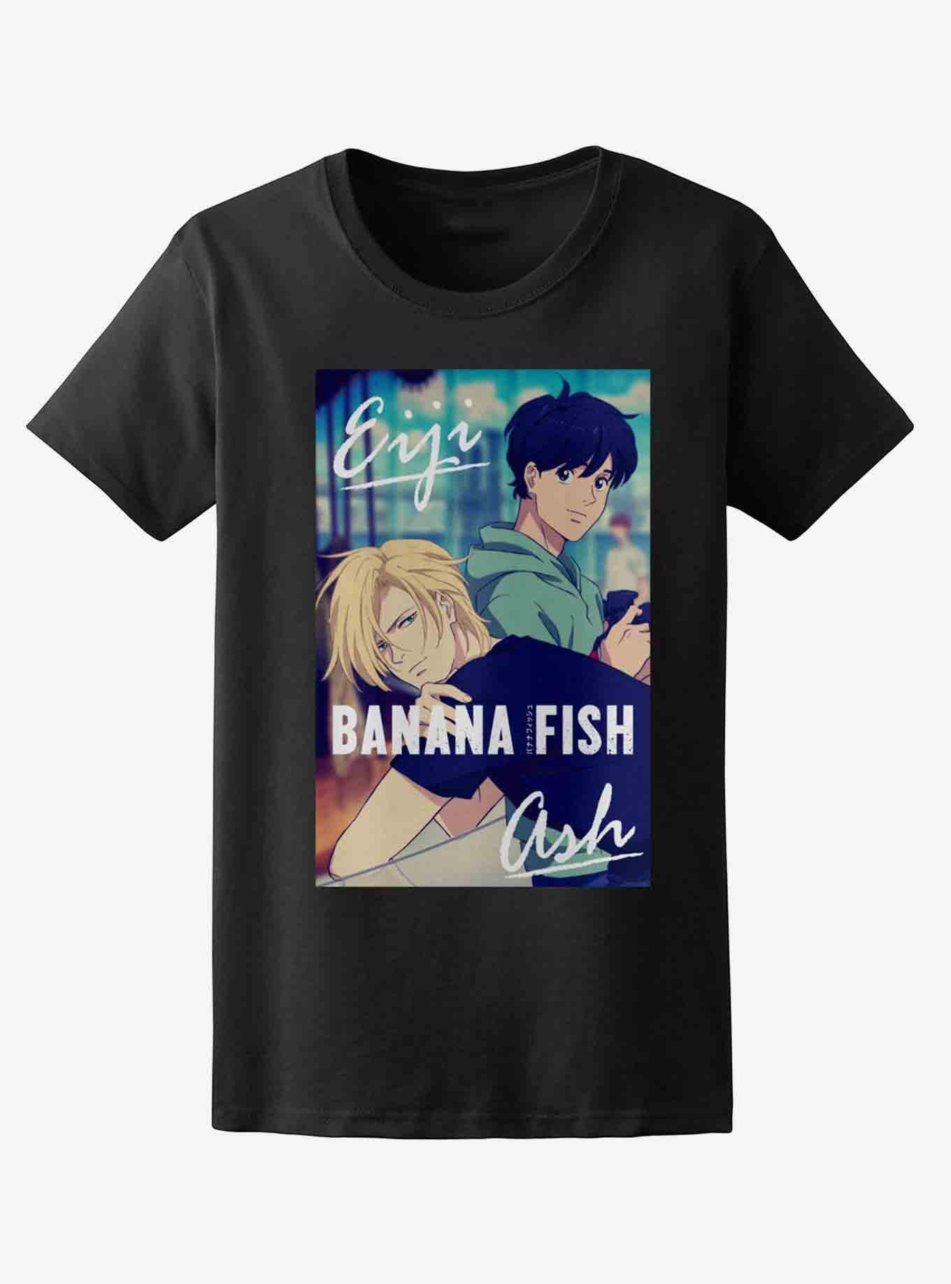 Banana Fish Duo Names Boyfriend Fit Girls T-Shirt, MULTI, hi-res