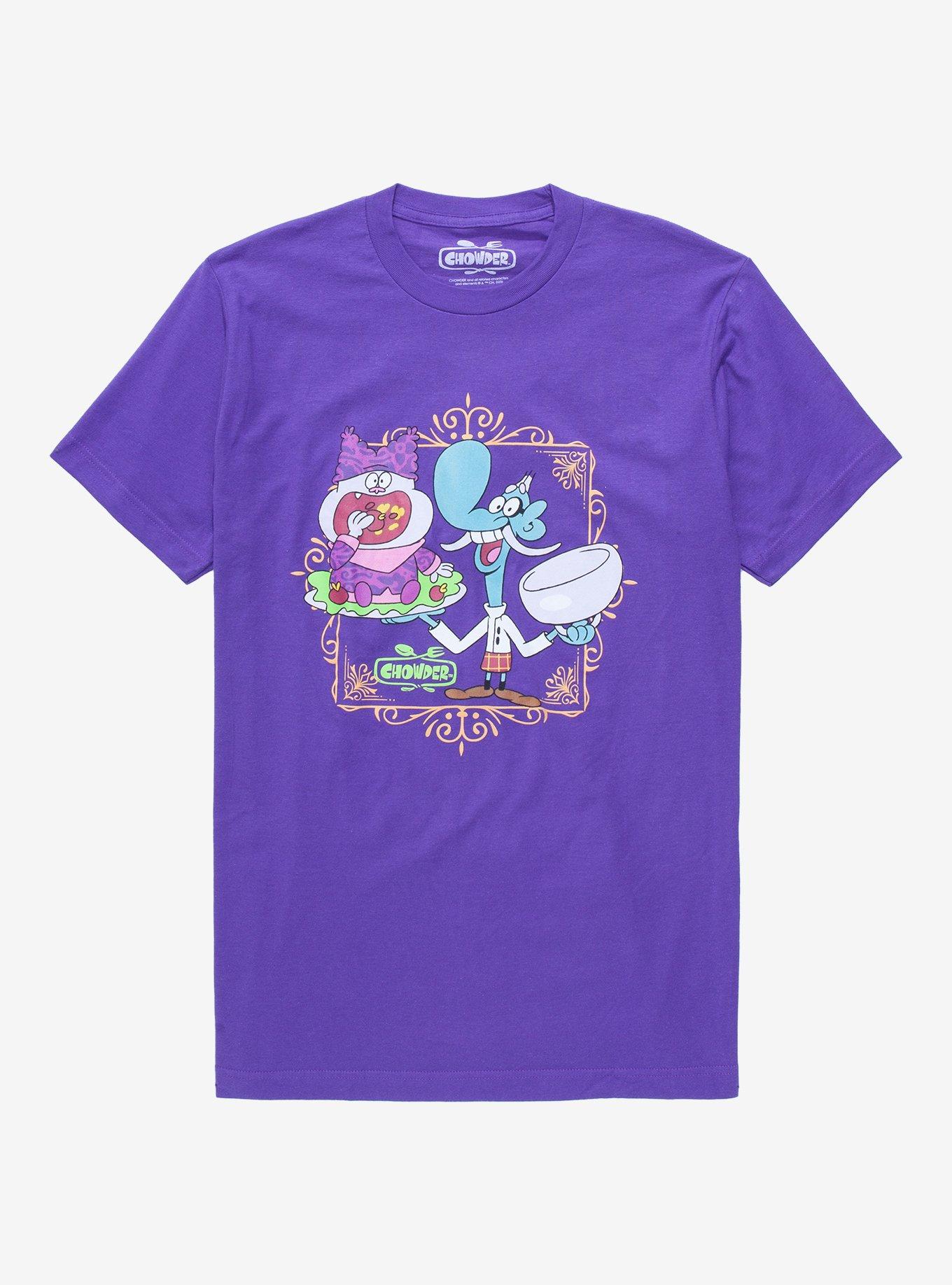 Cartoon Network Chowder Mung Daal T-Shirt - BoxLunch Exclusive, DARK PURPLE, hi-res