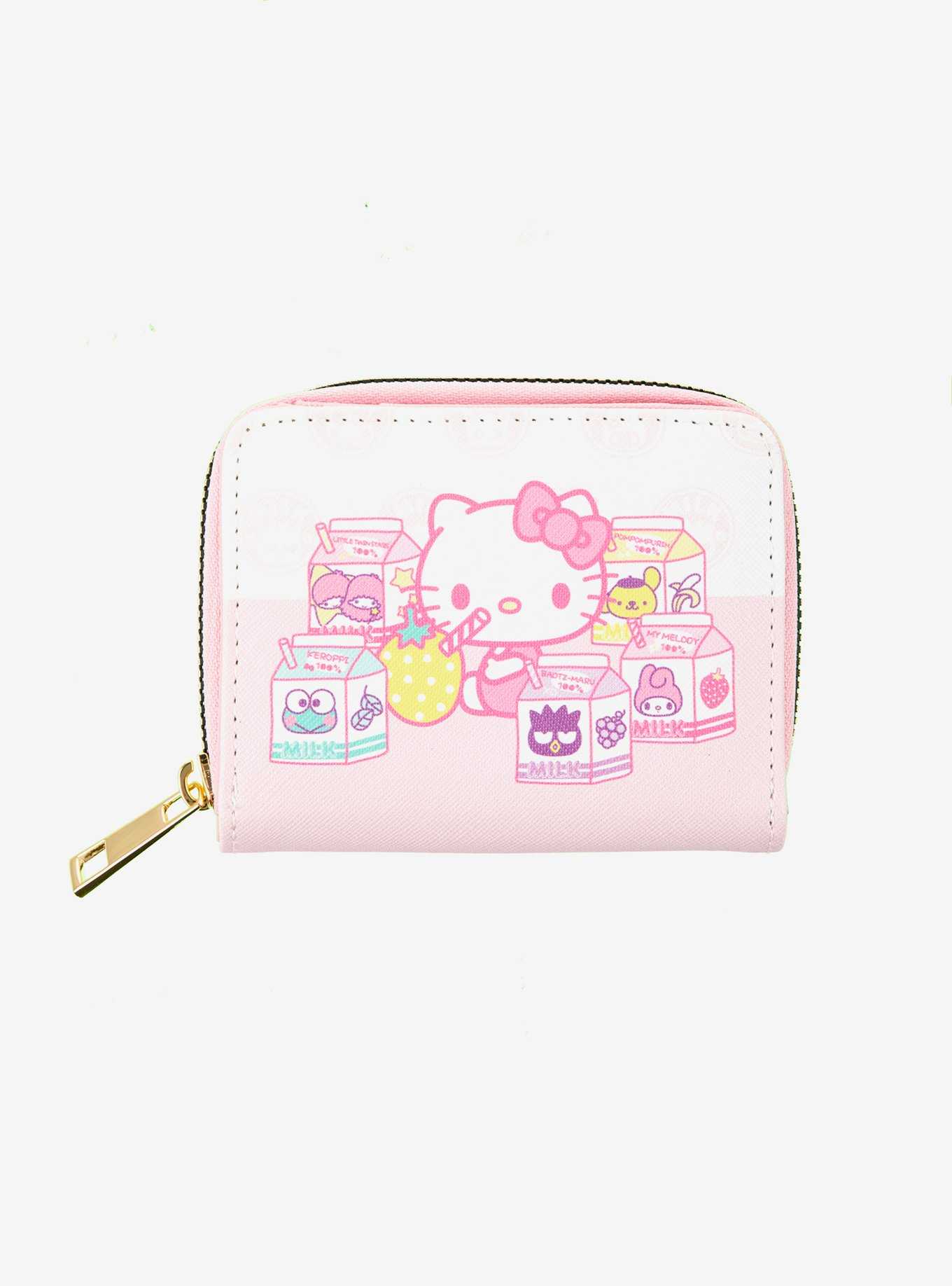 Hello Kitty And Friends Milk Cartons Mini Zipper Wallet, , hi-res
