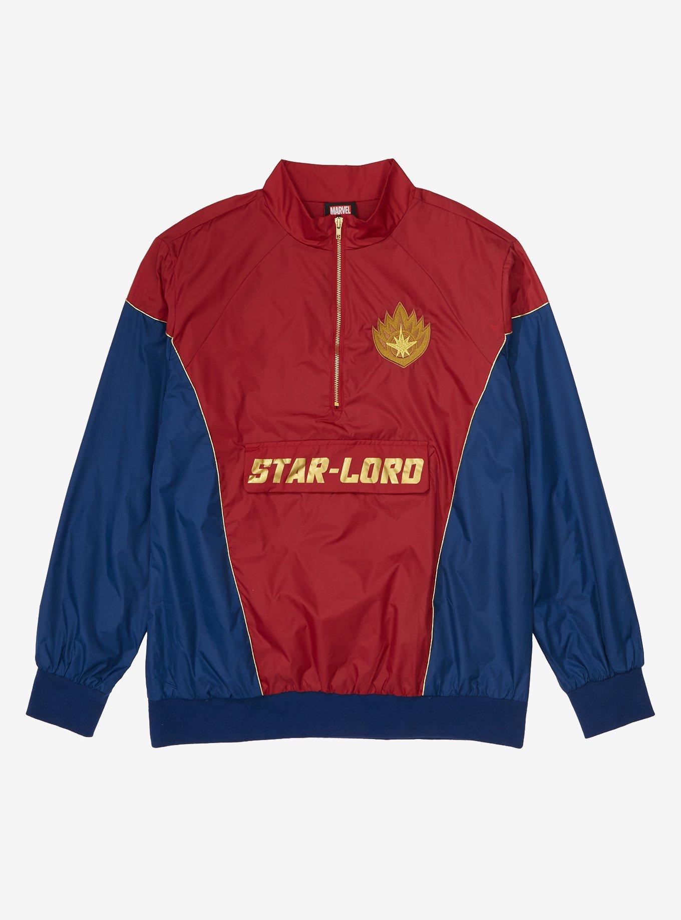 Marvel Guardians of the Galaxy Star-Lord Quarter-Zip Anorak Jacket -  BoxLunch Exclusive