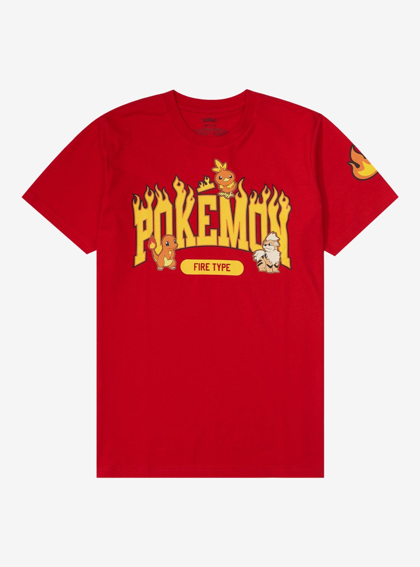 Pokémon Fire Type T-Shirt - BoxLunch Exclusive, , hi-res