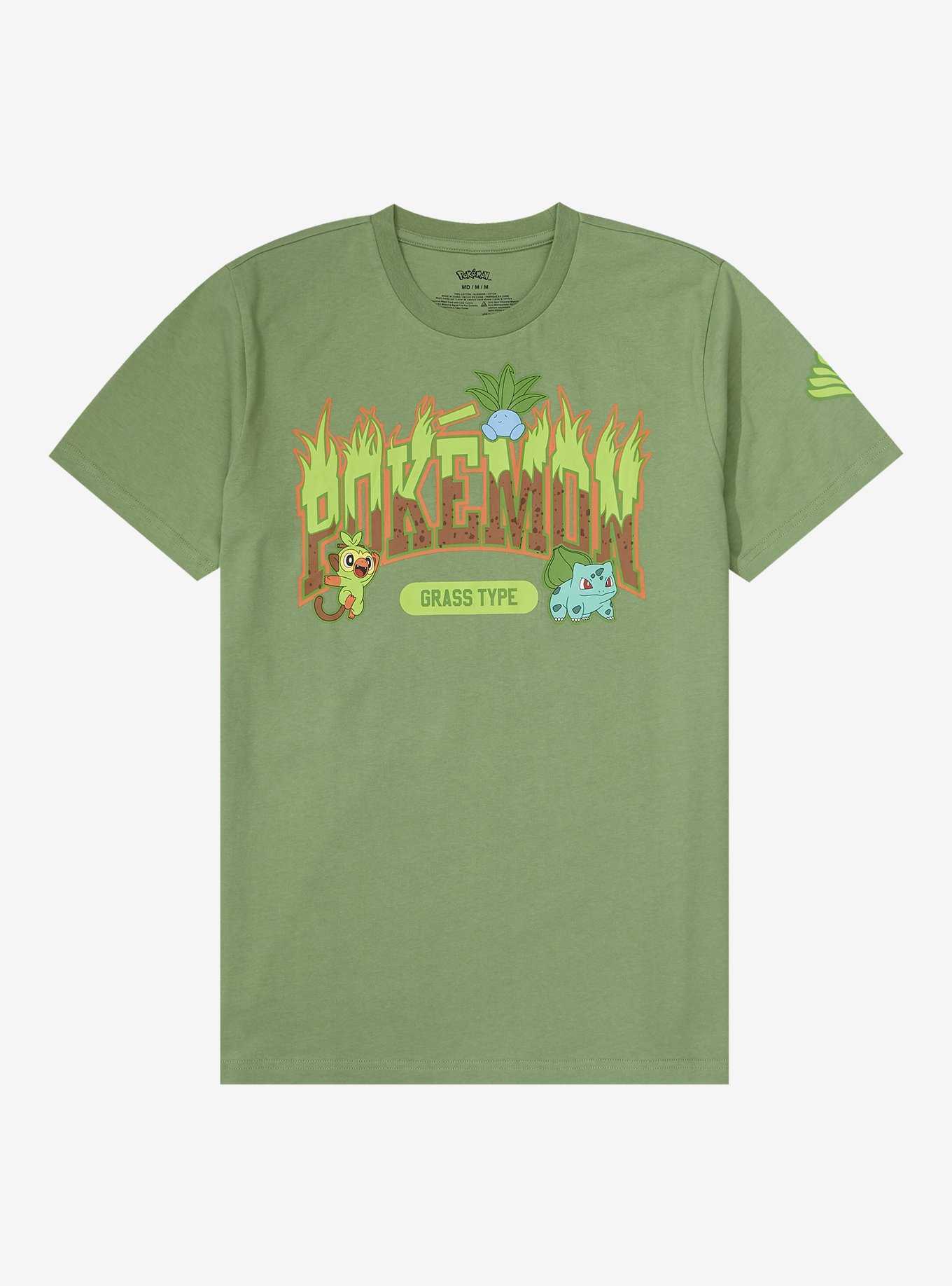 Pokémon Grass Type T-Shirt - BoxLunch Exclusive, , hi-res