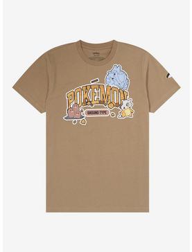 Pokémon Ground Type Collegiate Style T-Shirt - BoxLunch Exclusive, , hi-res