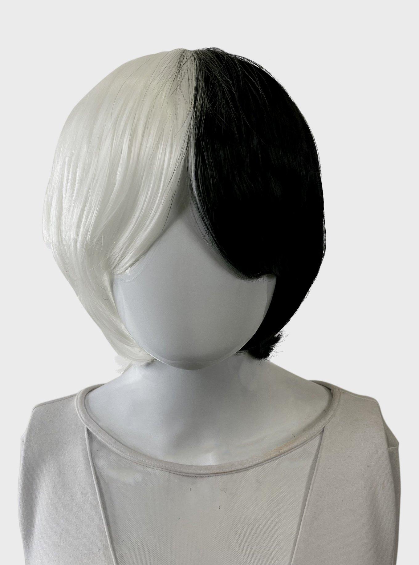 Hot Topic Epic Cosplay Aether Classic White and Black Wig