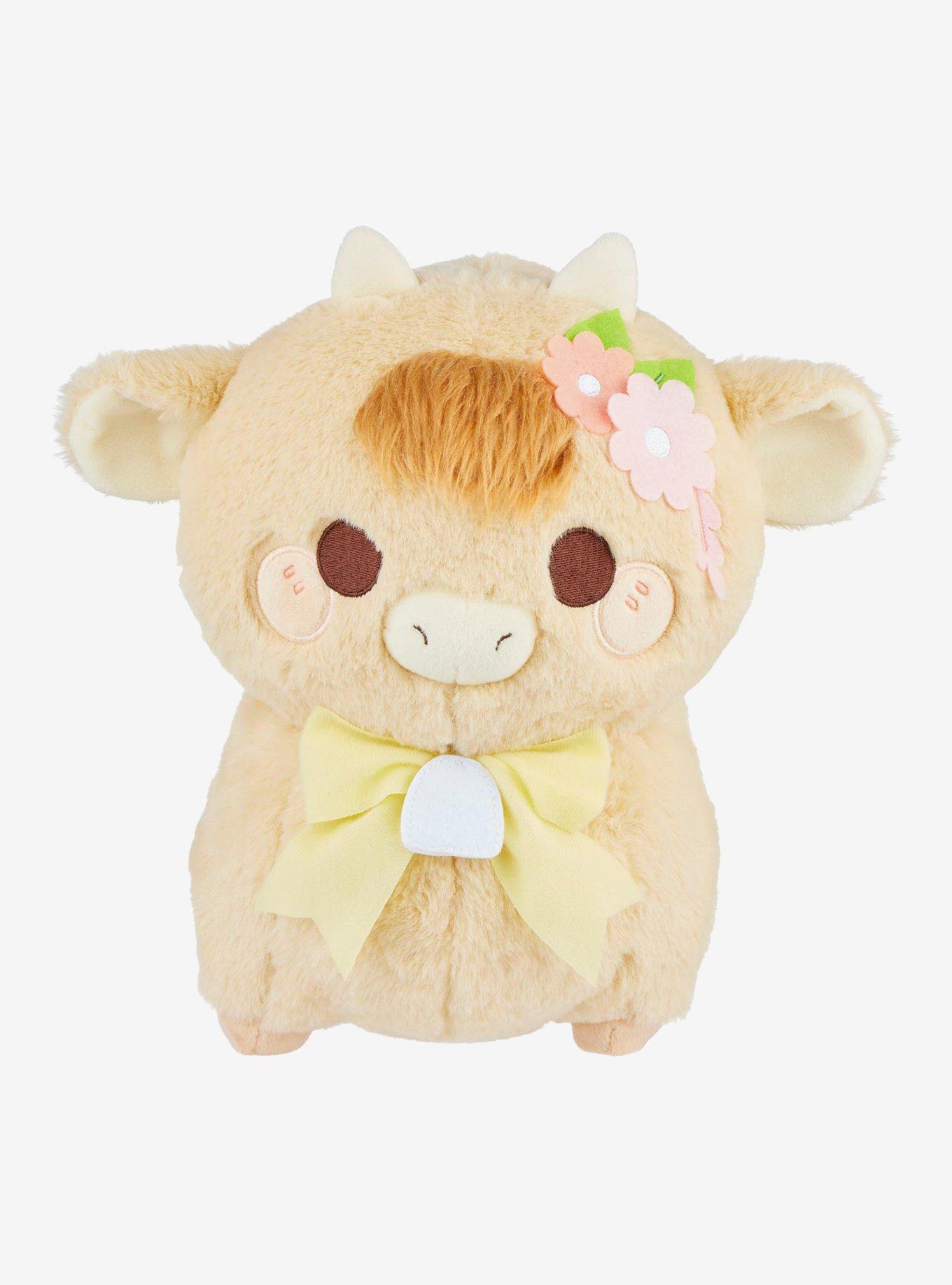 Floral Fluffy Cow 10 Inch Plush - BoxLunch Exclusive, , hi-res