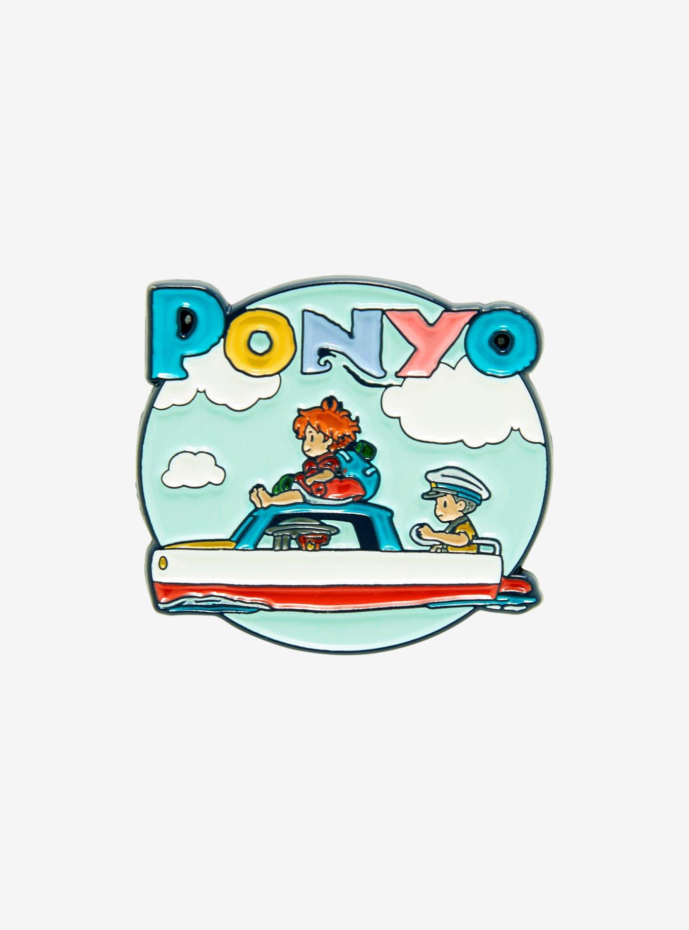 Studio Ghibli Ponyo Sosuke & Ponyo Boat Enamel Pin - BoxLunch Exclusive, , hi-res