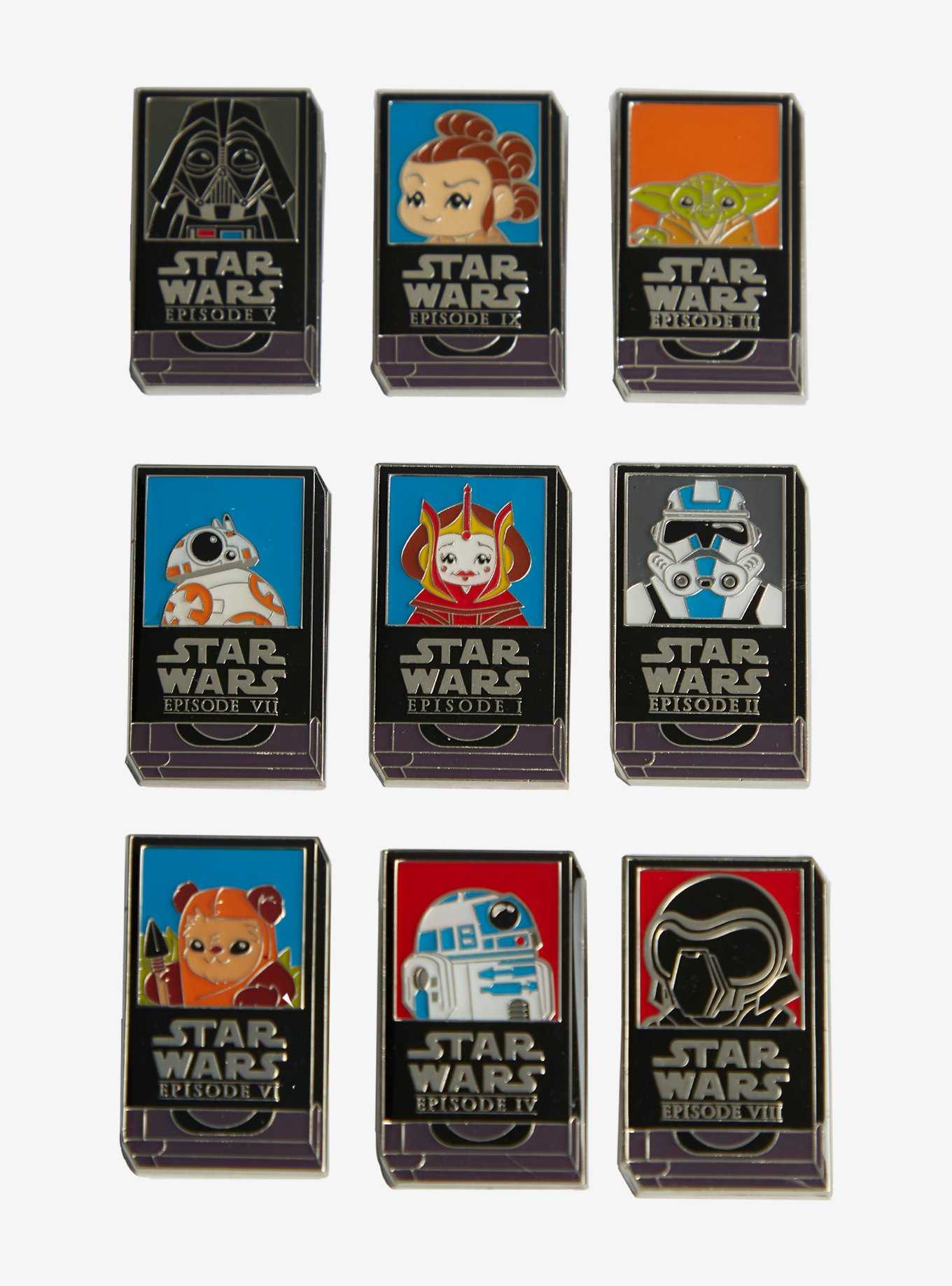 Loungefly Star Wars VHS Tape Blind Box Enamel Pin - BoxLunch Exclusive, , hi-res
