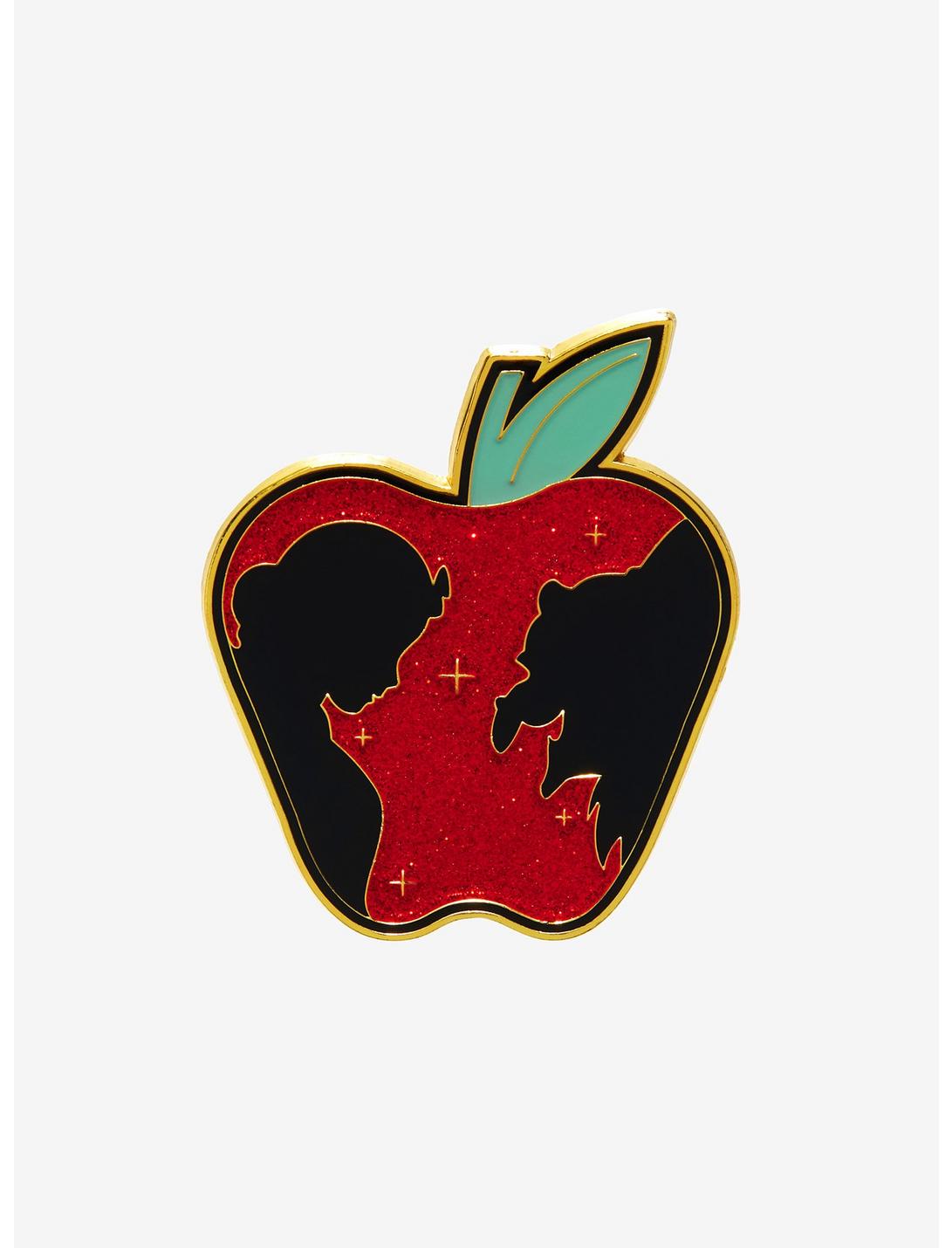 Loungefly Disney Snow White and the Seven Dwarfs Apple Glitter Enamel Pin - BoxLunch Exclusive, , hi-res