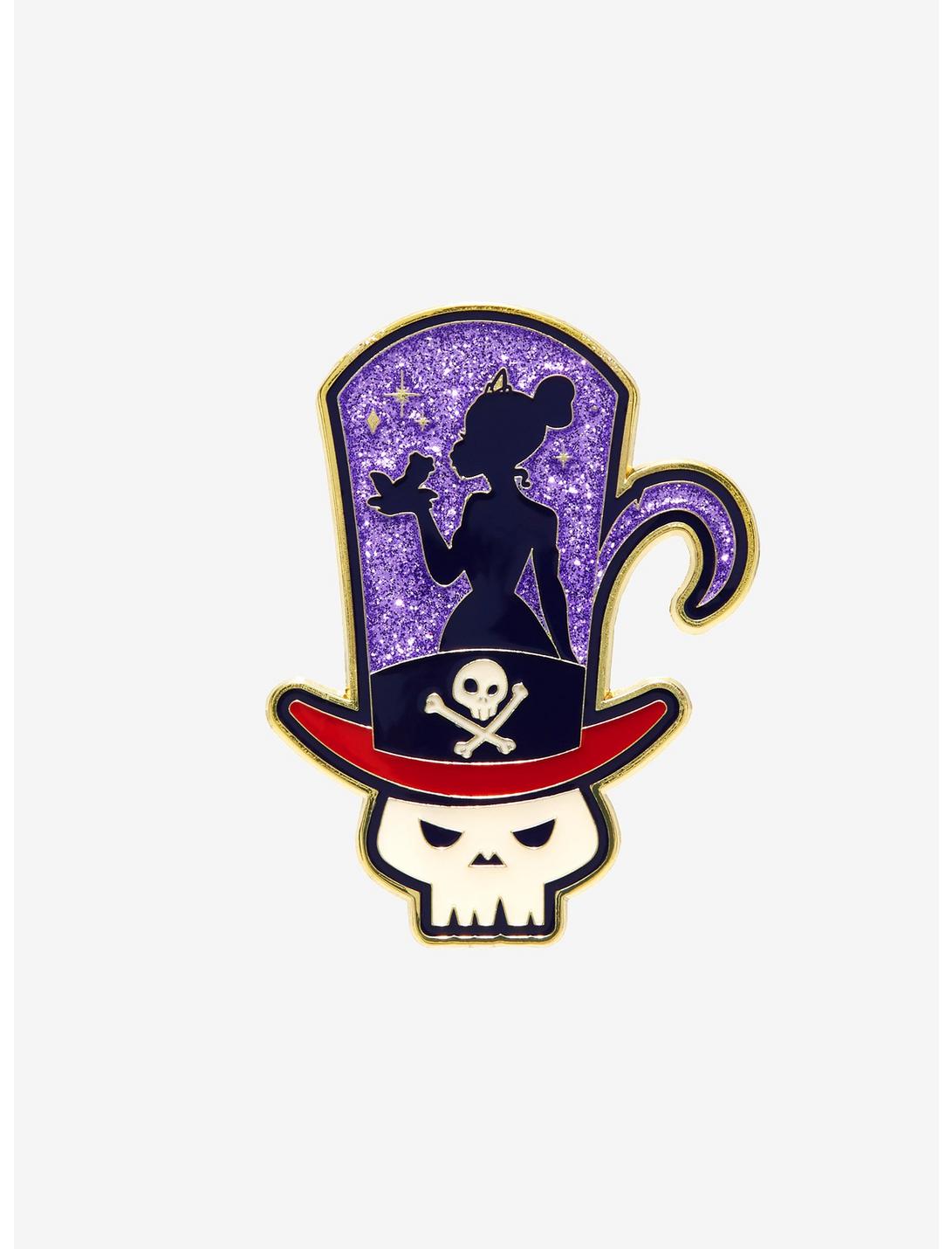 Loungefly Disney The Princess and The Frog Dr. Facilier Silhouette Glitter Enamel Pin - BoxLunch Exclusive, , hi-res