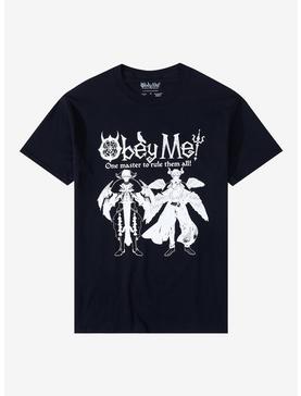 Plus Size Obey Me! Lucifer & Diavolo Boyfriend Fit Girls T-Shirt, , hi-res