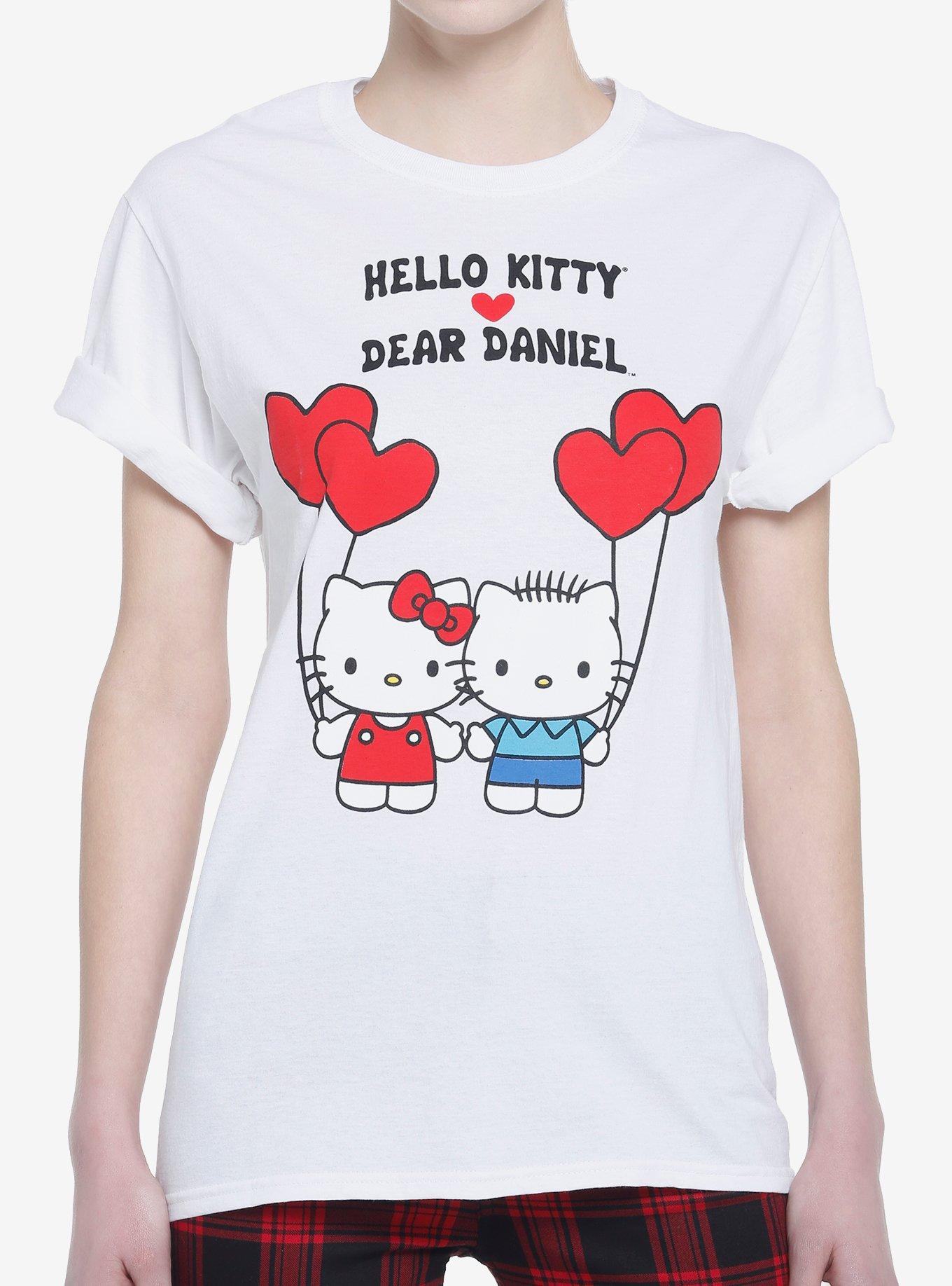 Hello Kitty & Dear Daniel Boyfriend Fit Girls T-Shirt