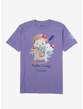 Sanrio Hello Kitty and Friends x Attack on Titan Hello Kitty & Erwin Women's T-Shirt - BoxLunch Exclusive, , hi-res
