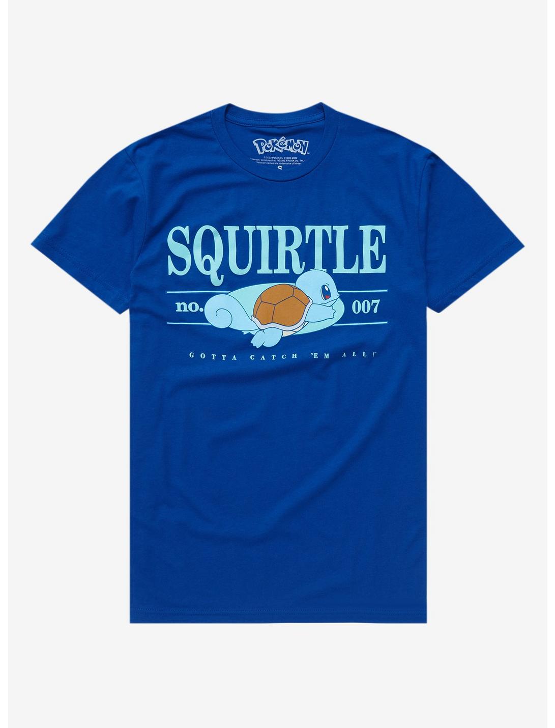 Pokémon Squirtle Athletics Women's T-Shirt - BoxLunch Exclusive, BLUE, hi-res