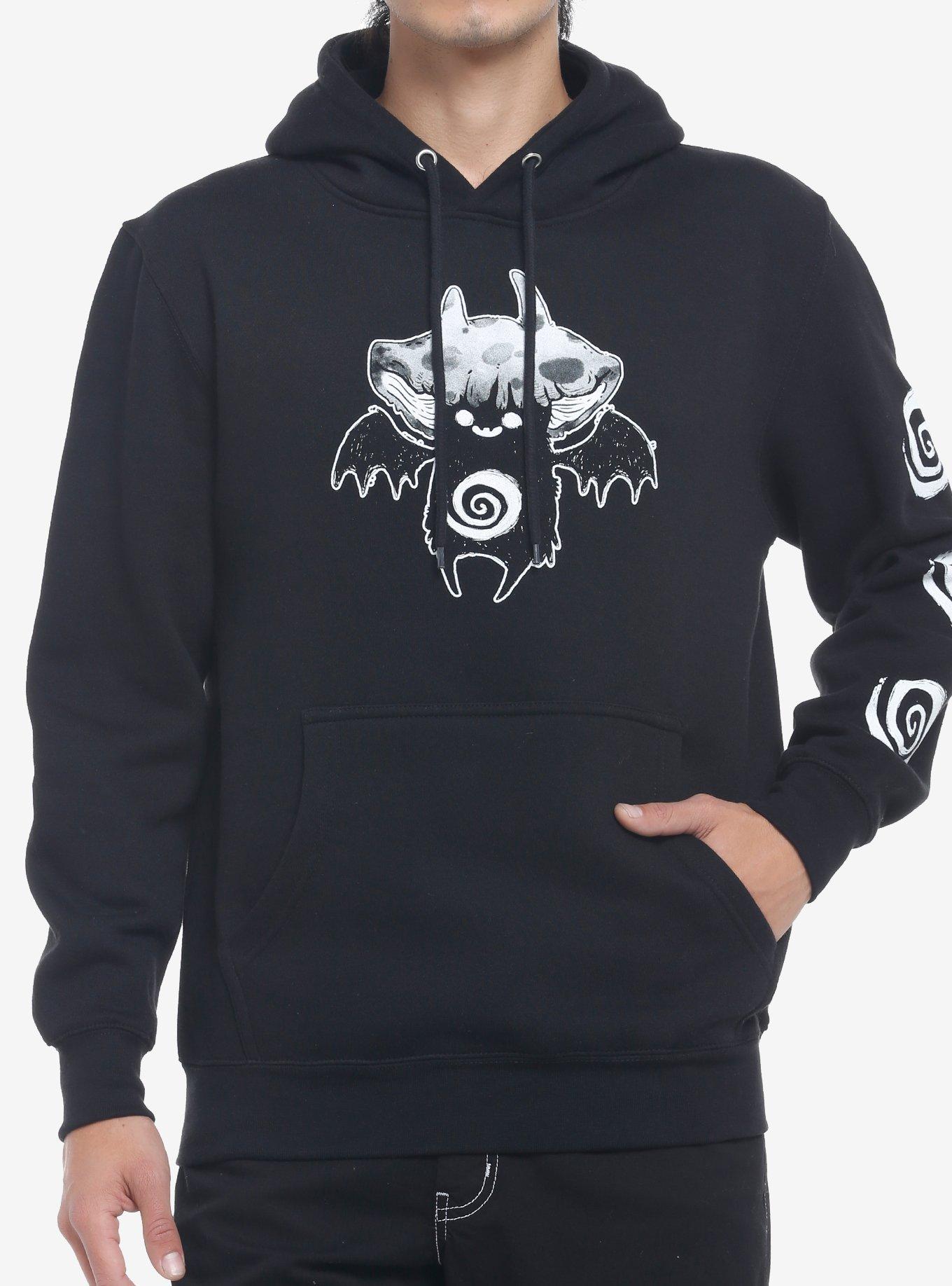 Mushroom Bat Hoodie By Guild Of Calamity, BLACK, hi-res