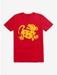 Legends Of The Hidden Temple Red Jaguars T-Shirt, RED, hi-res