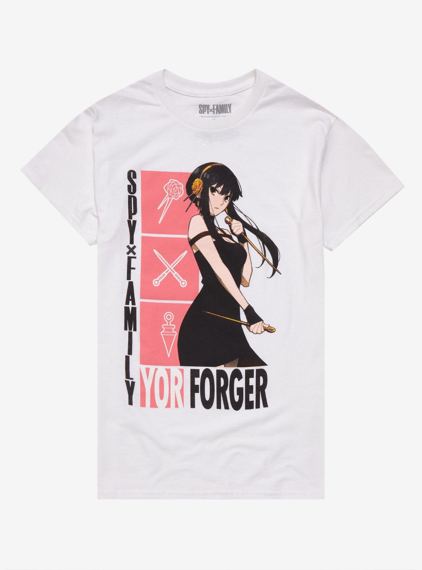 Spy X Family Yor Icons Boyfriend Fit Girls T-Shirt, MULTI, hi-res