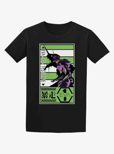 Neon Genesis Evangelion EVA Test Type Boyfriend Fit Girls T-Shirt