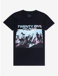 Twenty One Pilots Live Performance Boyfriend Fit Girls T-Shirt, BLACK, hi-res