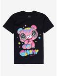 Gloomy Bear Paint Boyfriend Fit Girls T-Shirt By Yurie Sekiya, MULTI, hi-res