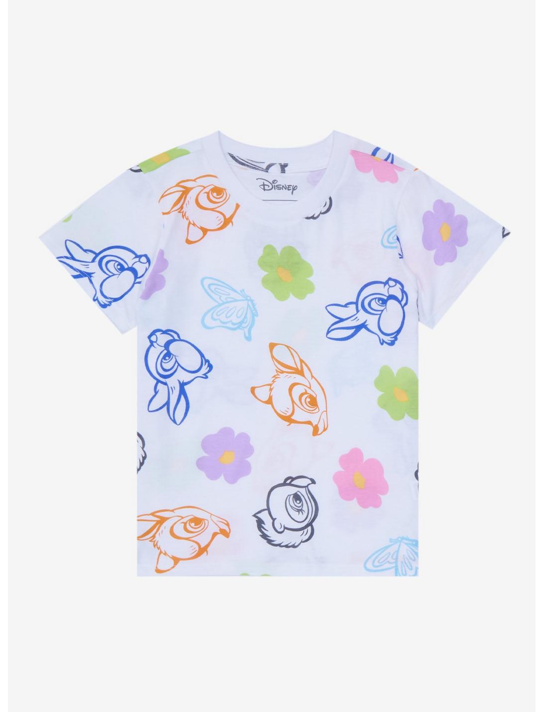 Our Universe Disney Bambi Spring Character Allover Print Toddler T-Shirt - BoxLunch Exclusive, MULTI, hi-res