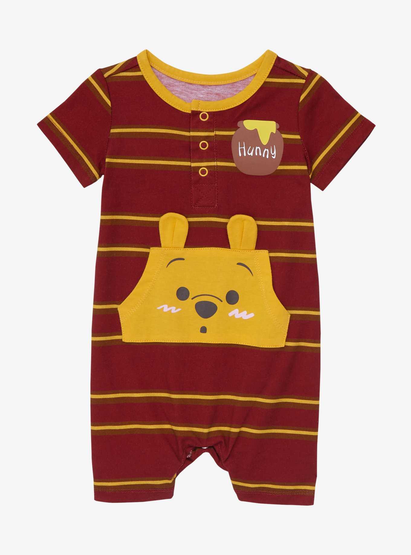 Our Universe Disney Winnie the Pooh Pocket One-Piece Romper - BoxLunch Exclusive, , hi-res