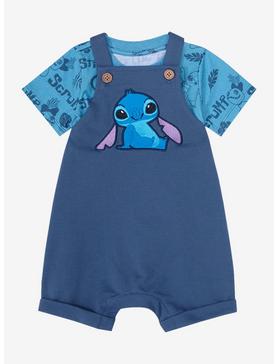 Disney Lilo & Stitch Scrump and Stitch Infant Overall Set - BoxLunch Exclusive, , hi-res