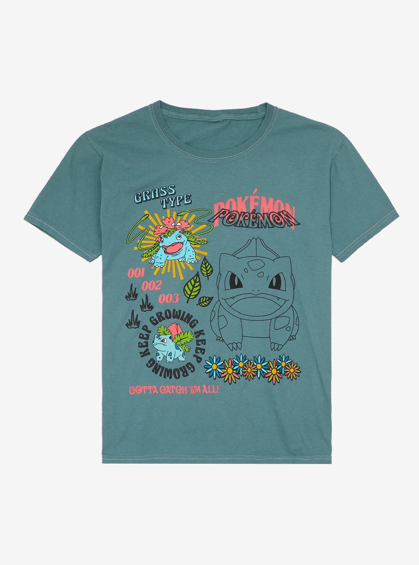 Pok&eacute;mon Bulbasaur Evolutions Youth T-Shirt - BoxLunch Exclusive, TEAL, hi-res