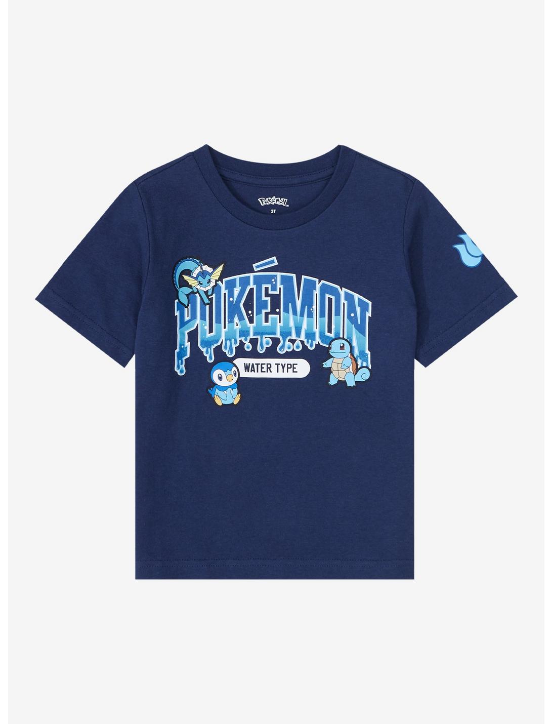 Pokémon Water Type Toddler T-Shirt - BoxLunch Exclusive, NAVY, hi-res