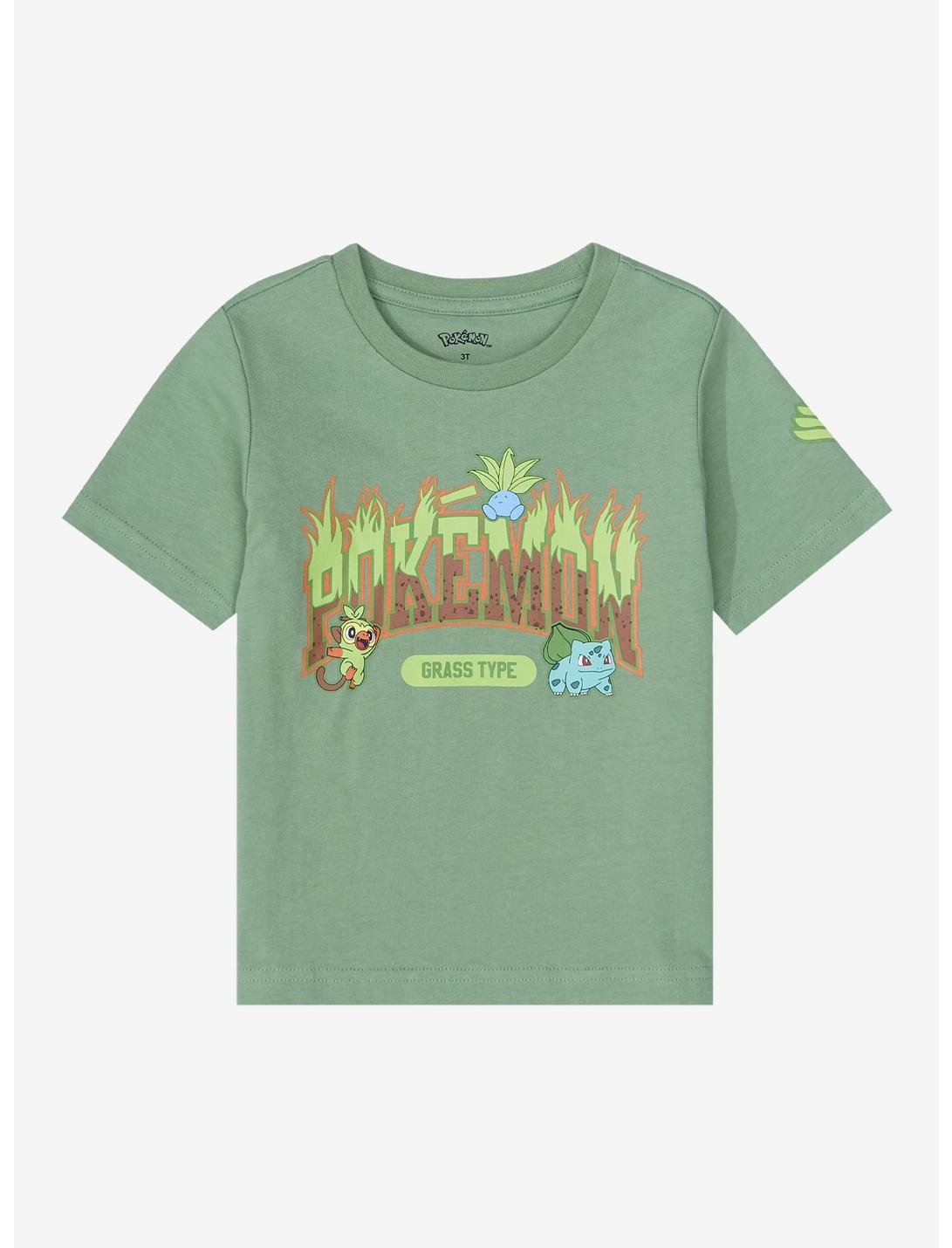 Pokémon Grass Type Toddler T-Shirt - BoxLunch Exclusive, FOREST, hi-res