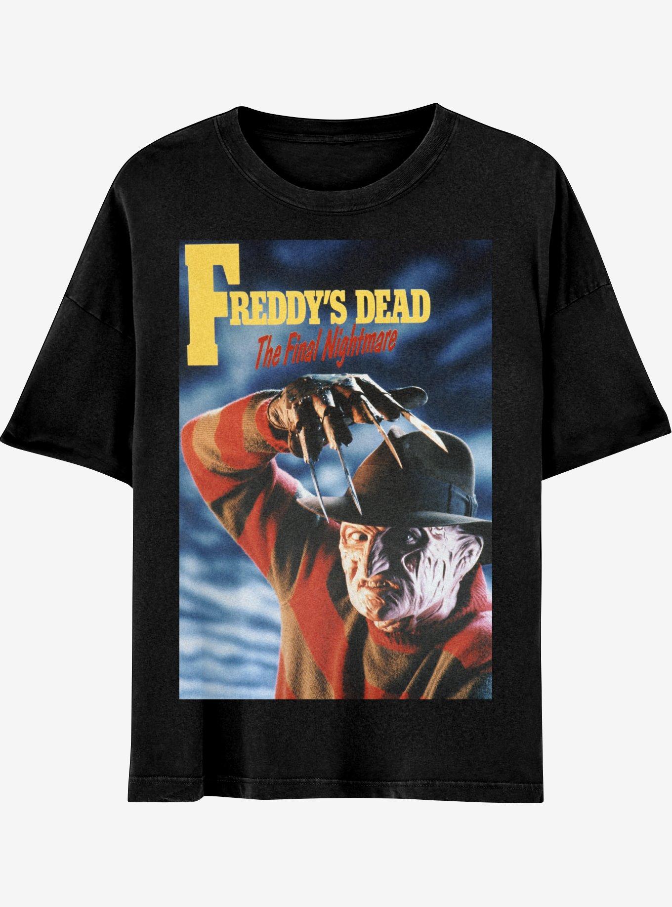Freddy's Dead: The Final Nightmare Poster Boyfriend Fit Girls T-Shirt, MULTI, hi-res