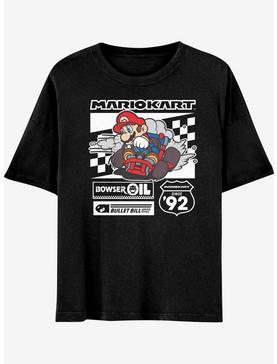 Mario Kart Drift Icons Boyfriend Fit Girls T-Shirt, , hi-res