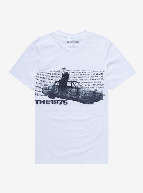 The 1975 Part Of The Band Lyrics Boyfriend Fit Girls T-Shirt | Hot 