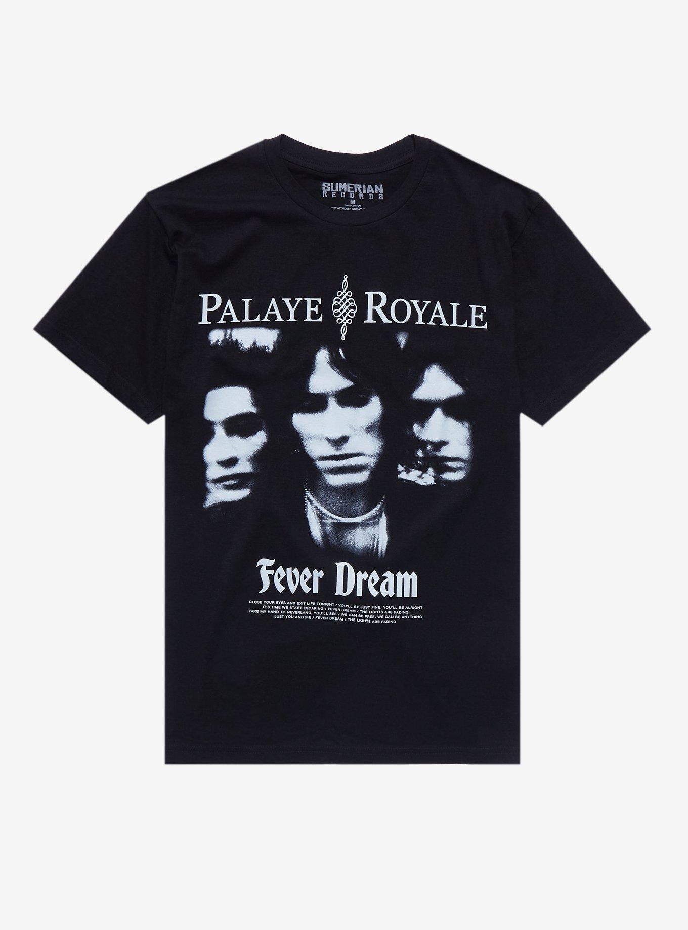 Palaye Royale Fever Dream Lyrics T-Shirt, BLACK, hi-res