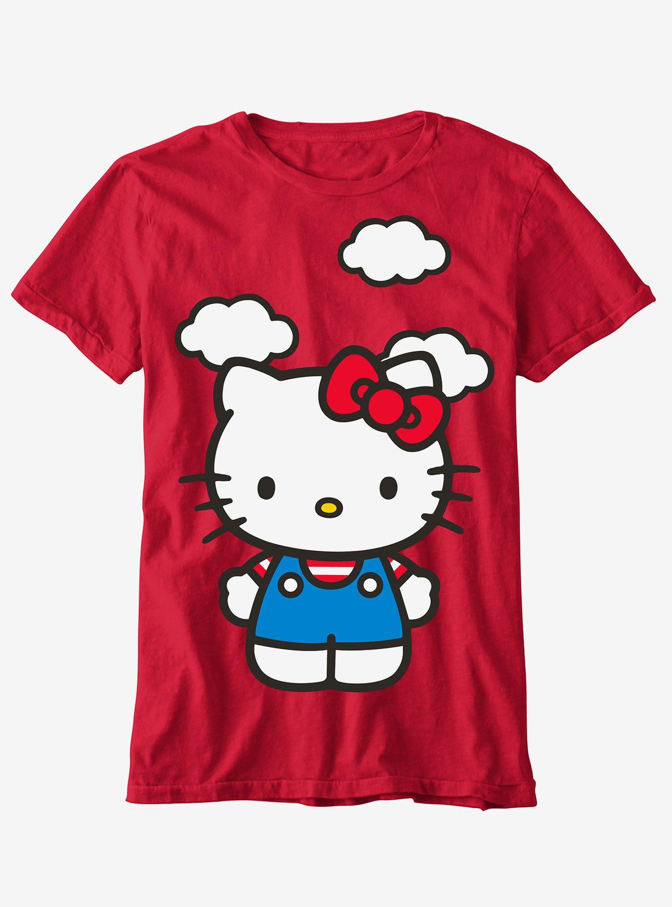  Hello Kitty Baseball Player Tee Shirt T-Shirt : Sports &  Outdoors