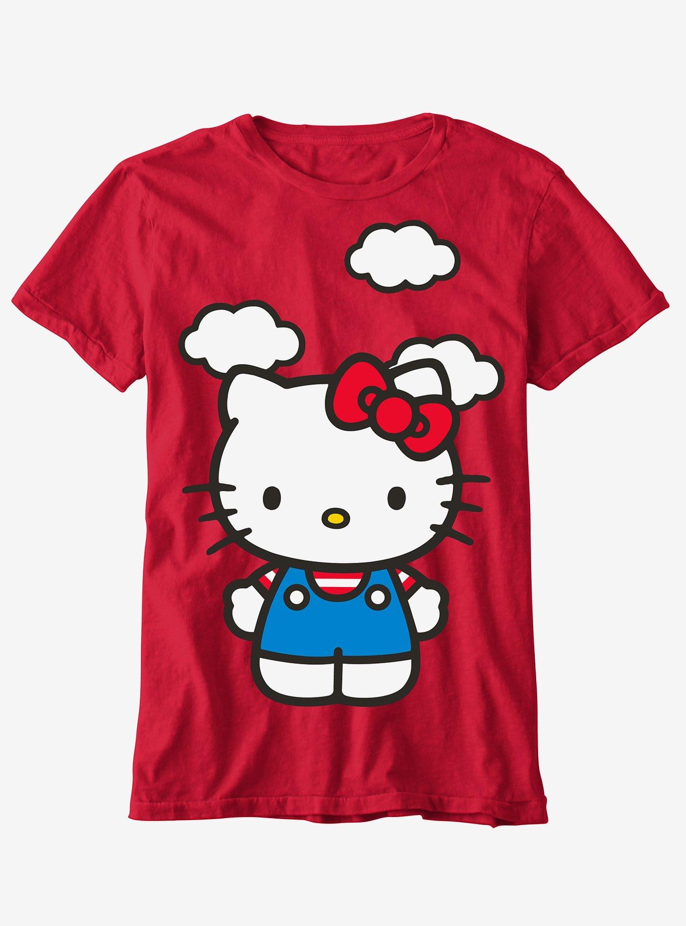 Hello Kitty Jumbo Double-Sided Boyfriend Fit Girls T-Shirt Plus Size, MULTI, hi-res