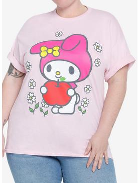 My Melody Jumbo Double-Sided Boyfriend Fit Girls T-Shirt Plus Size, , hi-res