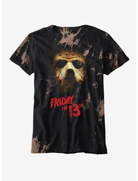 Friday The 13th Mask Tie-Dye Boyfriend Fit Girls T-Shirt, , hi-res