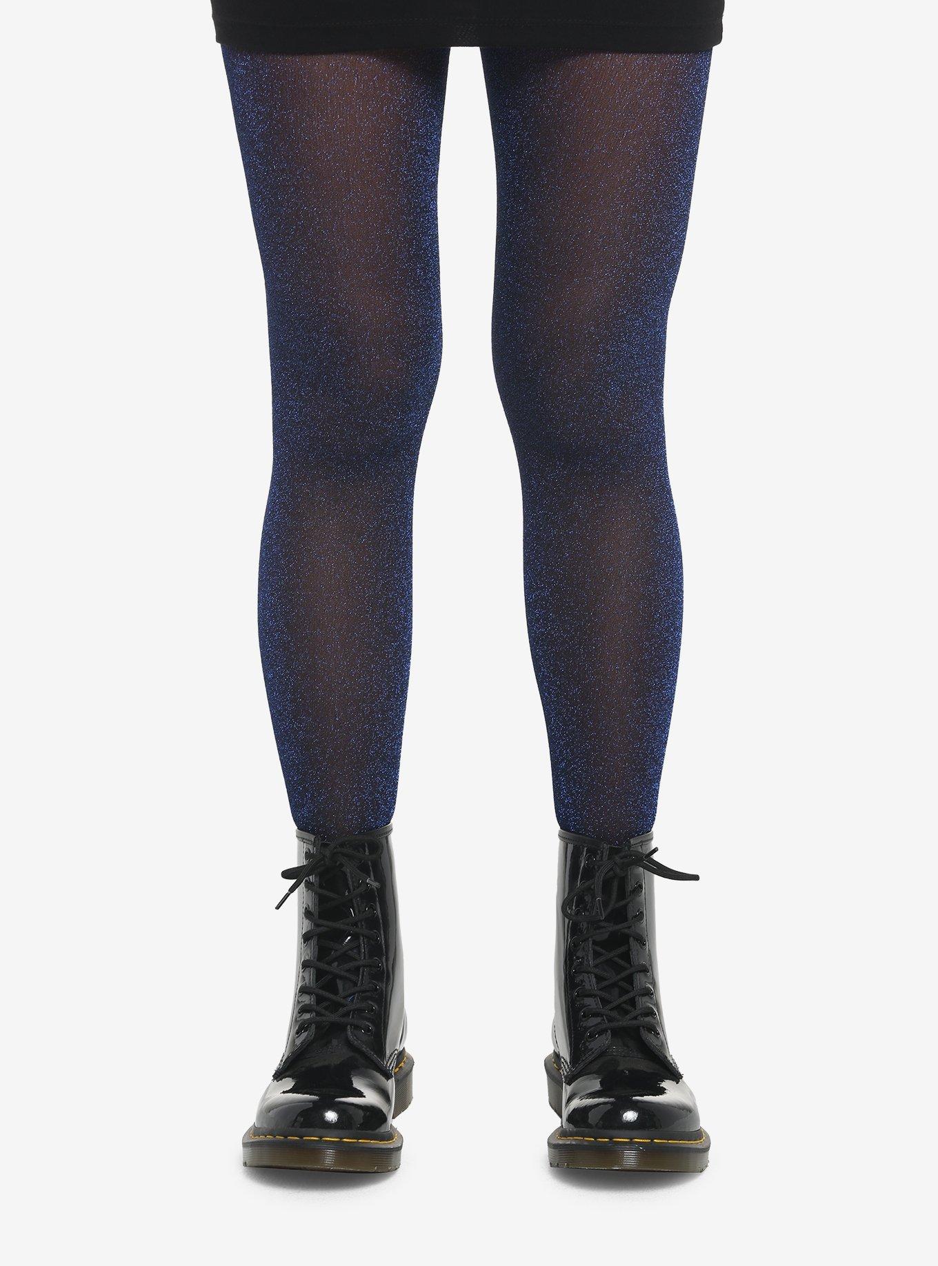 Blue Shimmer Tights, , hi-res