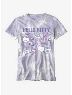 Hello Kitty & Dear Daniel Tie-Dye Boyfriend Fit Girls T-Shirt, , hi-res