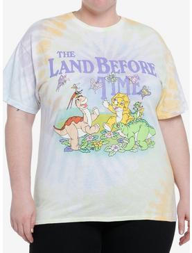 The Land Before Time Character Floral Boyfriend Fit Girls T-Shirt Plus Size, , hi-res