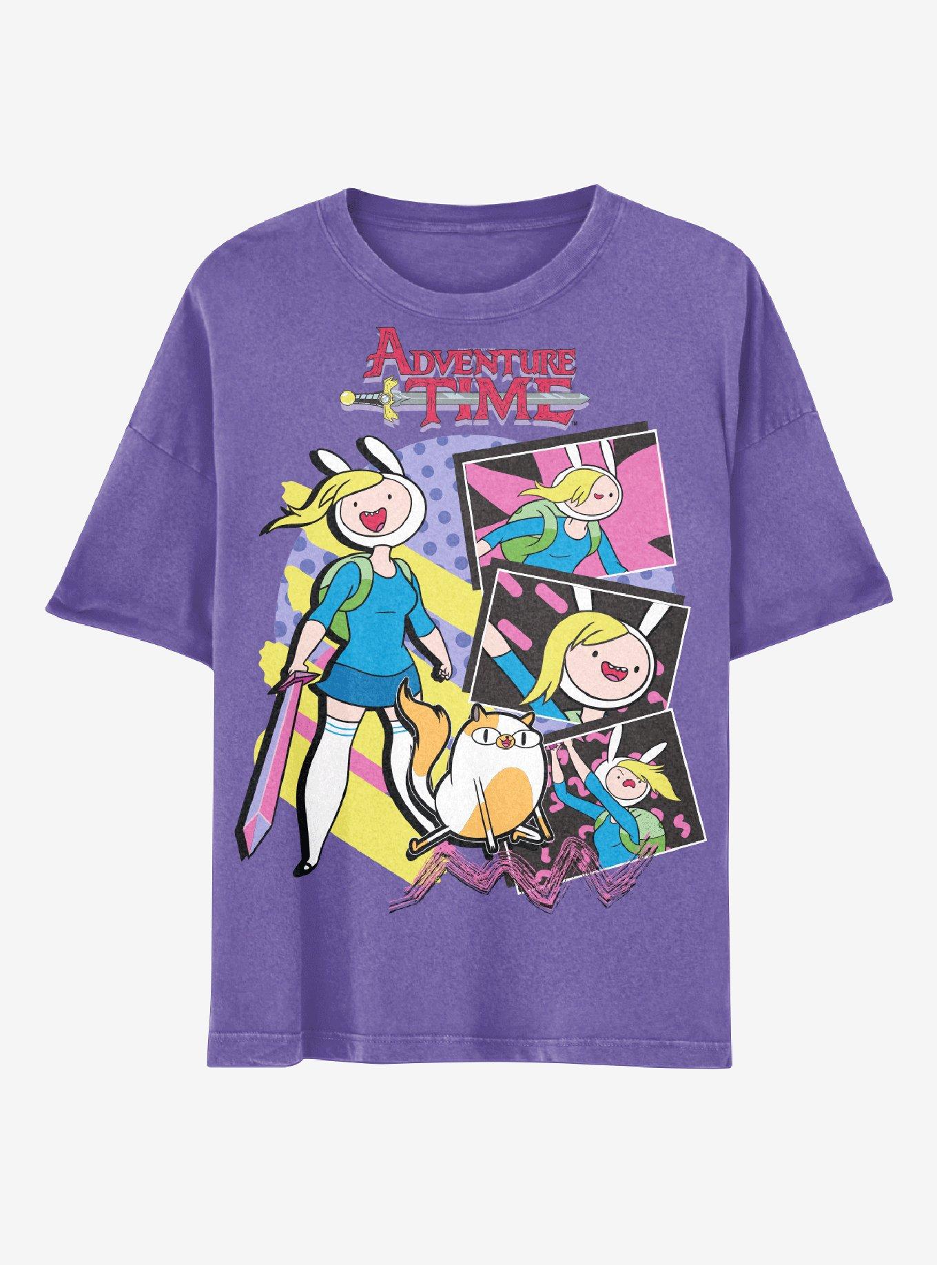 Adventure Time Fionna & Cake Boyfriend Fit Girls T-Shirt, MULTI, hi-res