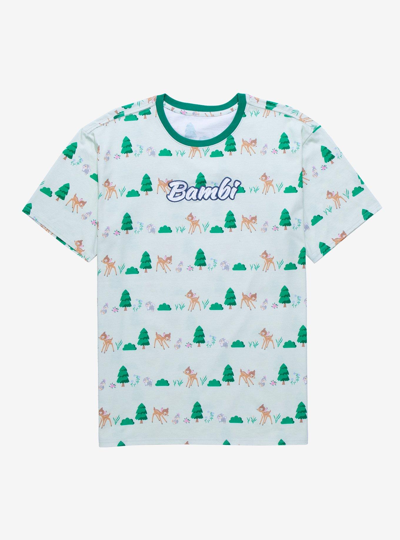 Disney Bambi Forest Allover Print T-Shirt - BoxLunch Exclusive | BoxLunch
