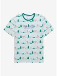 Disney Bambi Forest Allover Print T-Shirt - BoxLunch Exclusive, MINT, hi-res